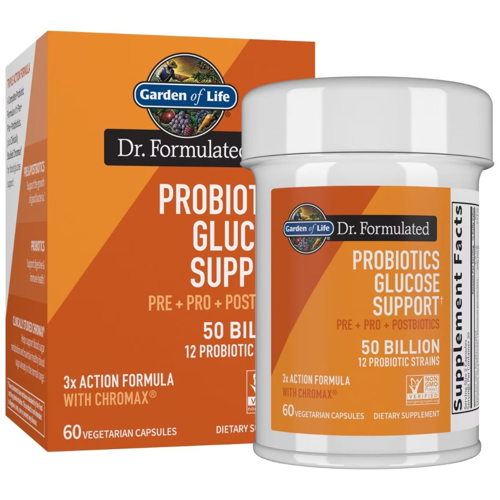 Garden of Life Dr Formulated Probiotics Glucose Support