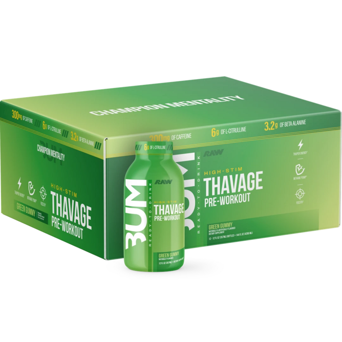 Raw Nutrition Thavage Pre-RTD green gummy
