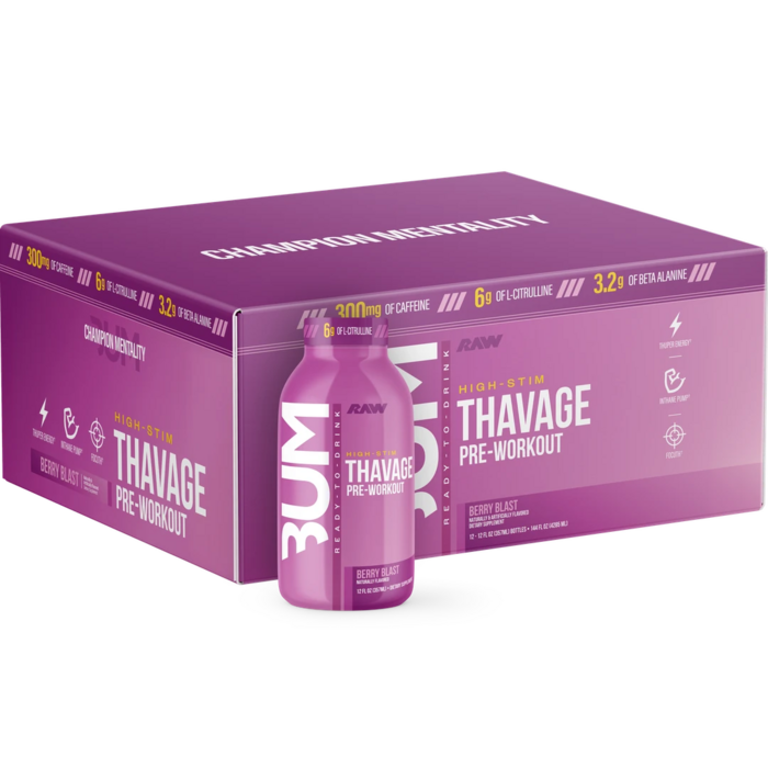 Raw Nutrition Thavage Pre-RTD Berry blast