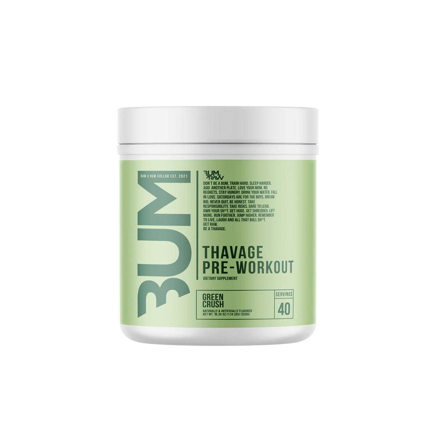 Raw Nutrition Bum Thavage Pre-Workout Green Crush