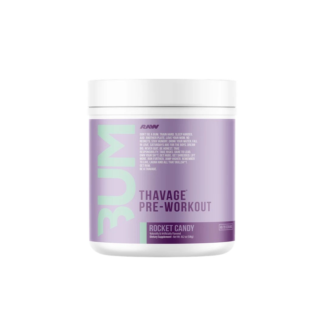 Raw Nutrition Bum Thavage Pre-Workout Rocket Candy
