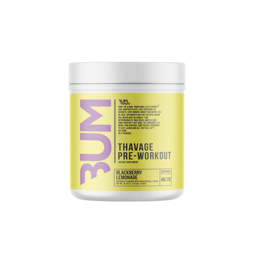 Raw Nutrition Bum Thavage Pre-Workout Blackberry Lemonade