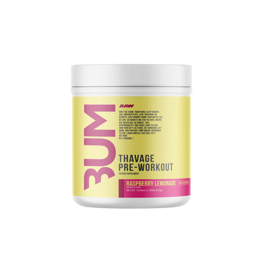 Raw Nutrition Bum Thavage Pre-Workout Raspberry Lemonade