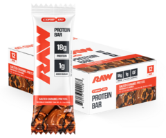 Raw Nutrition RAW Protein Bar Salted Caramel Pretzel