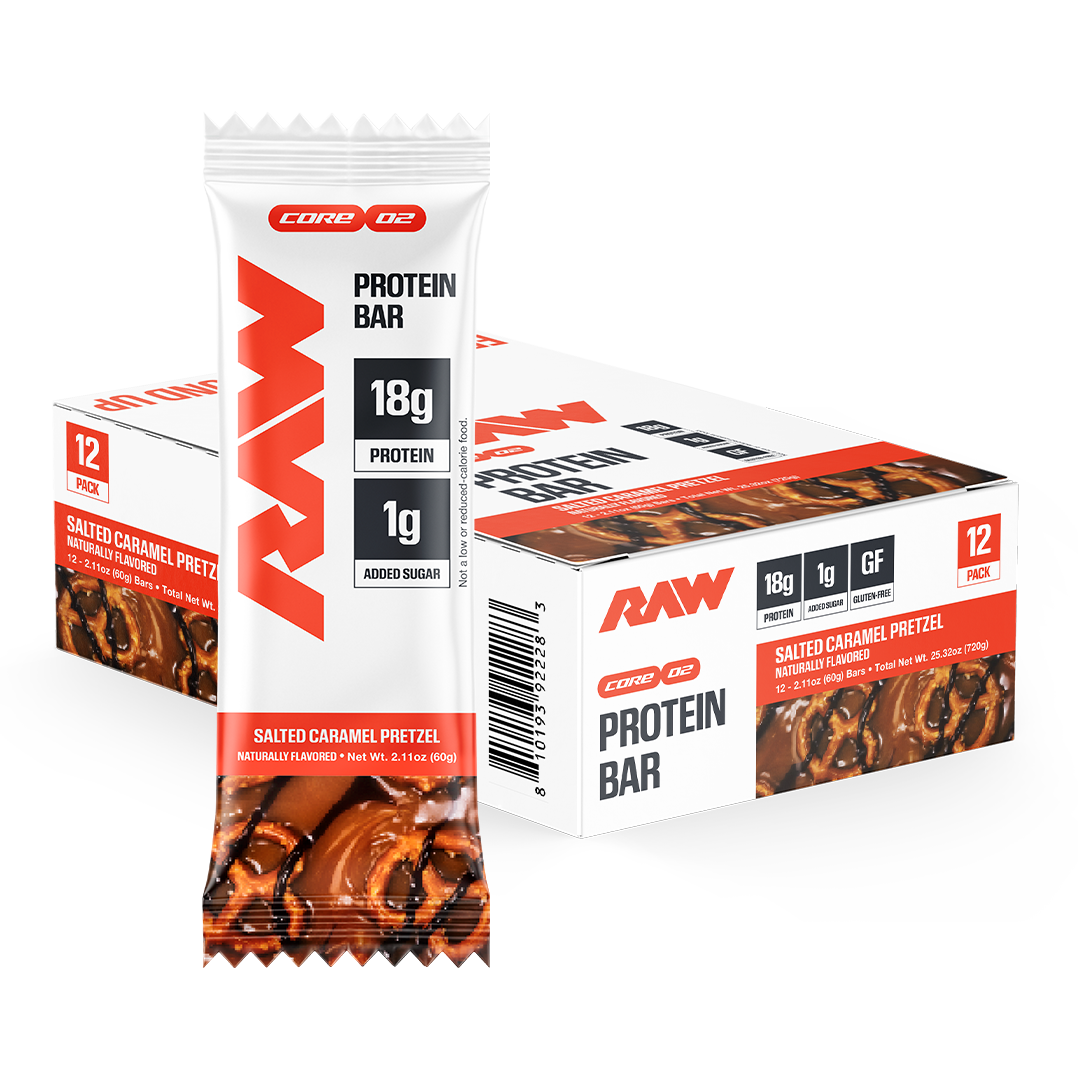 Raw Nutrition RAW Protein Bar Salted Caramel Pretzel