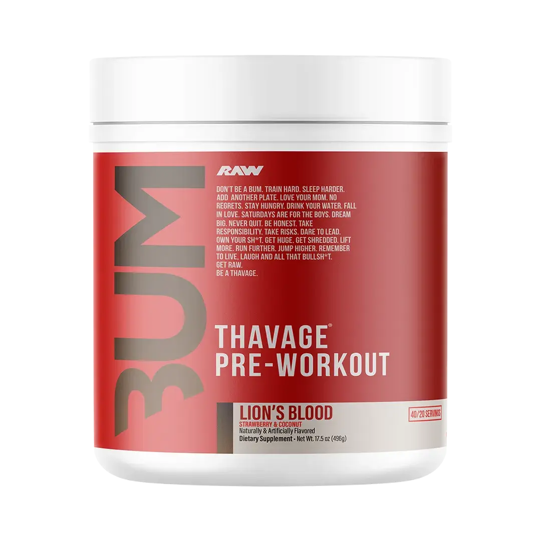 Raw Nutrition Thavage Pre-Workout Lion's Blood