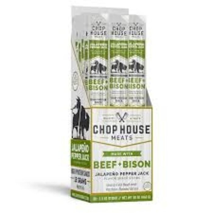 Chop House Meats Chop House Beef+Bison Jalapeno Pepper Jack