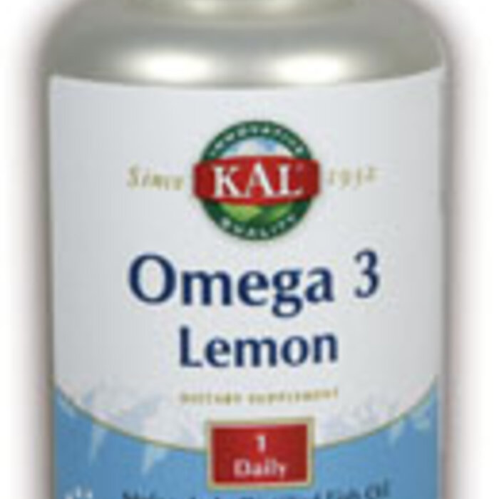 KAL Omega-3 Lemon-120 gels