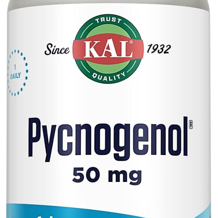 KAL Pycnogenol 50mg-60 tabs.