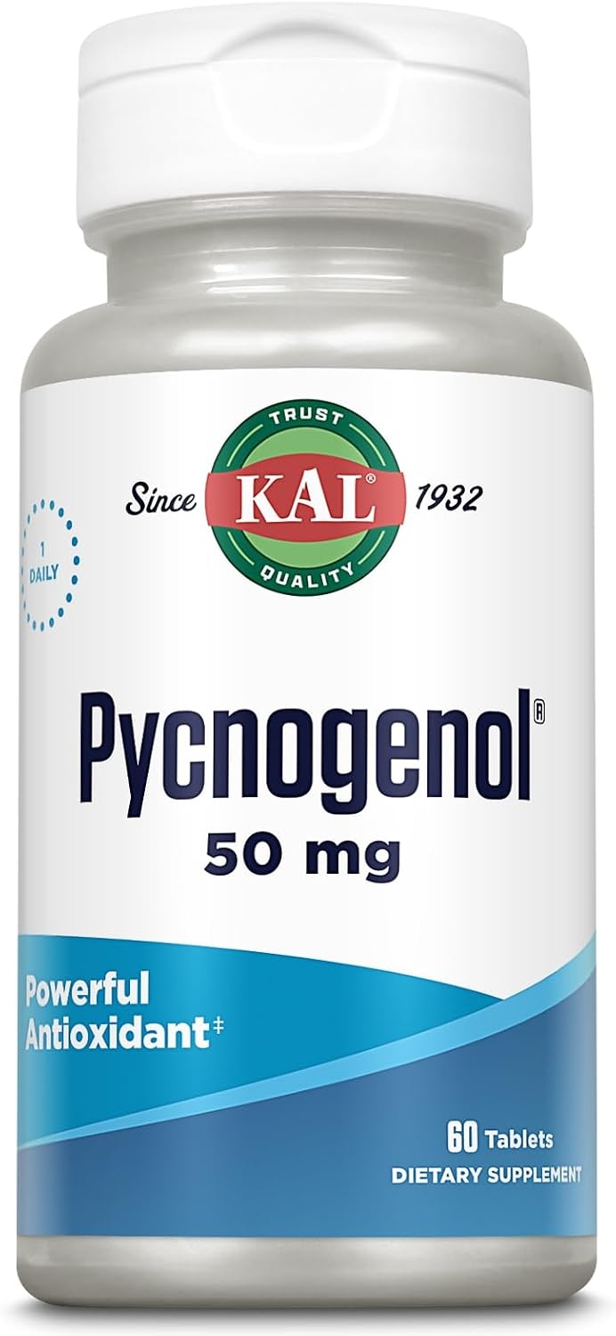 KAL Pycnogenol 50mg-60 tabs.