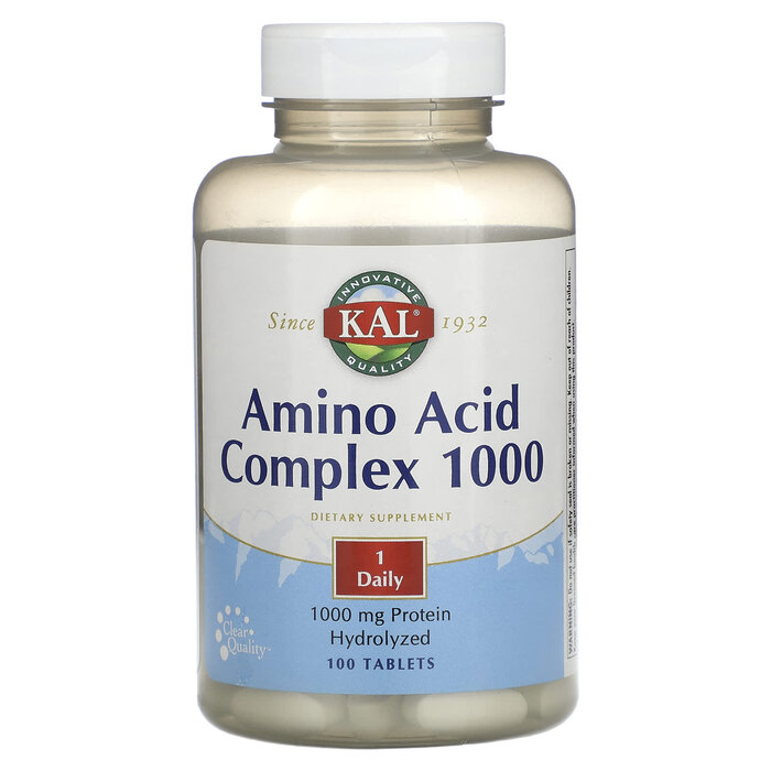 KAL Amino Acid Complex, Tablet (Btl-Plastic) 1000mg 100ct