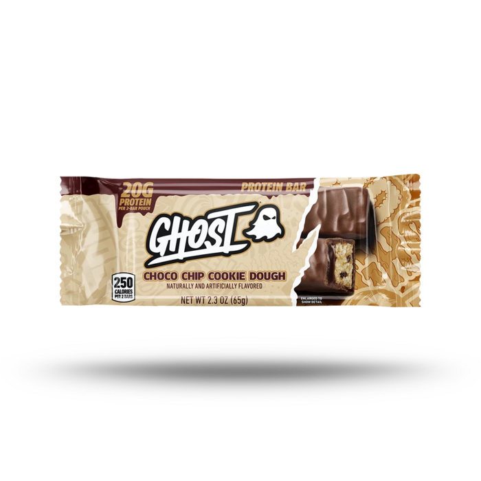 Ghost Beverages Ghost protein bar choco chip cookie dough
