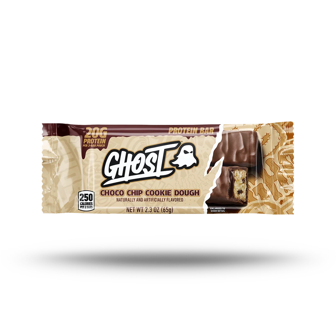 Ghost Beverages Ghost protein bar choco chip cookie dough