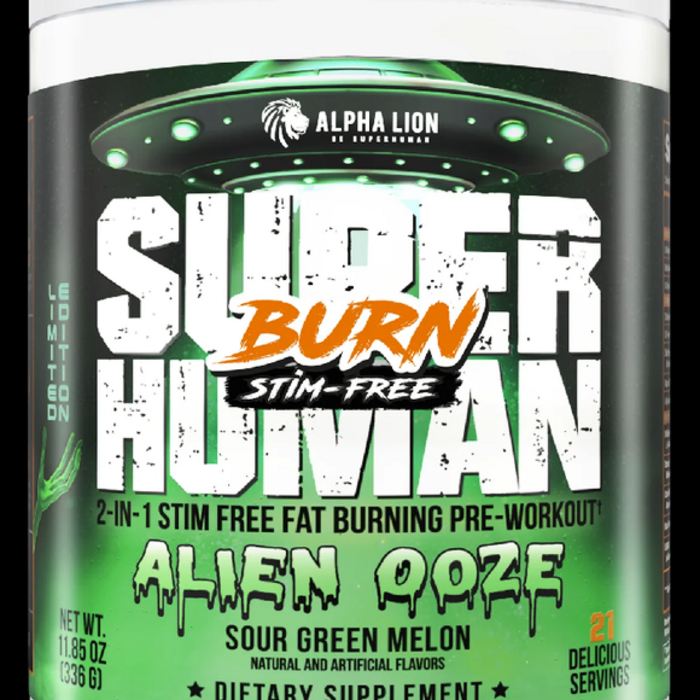 Alpha Lion Alpha Lion Superhuman Burn Stim-Free - Alien Ooze