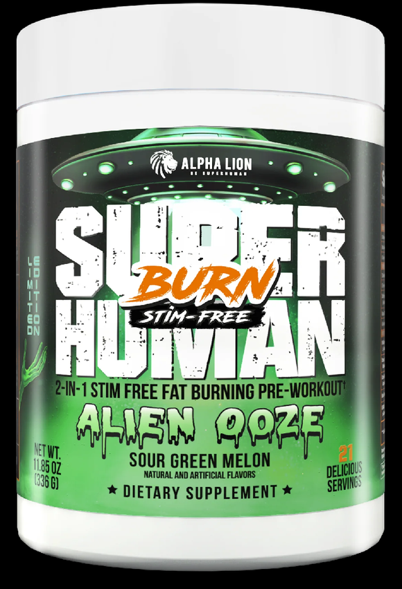 Alpha Lion Alpha Lion Superhuman Burn Stim-Free - Alien Ooze