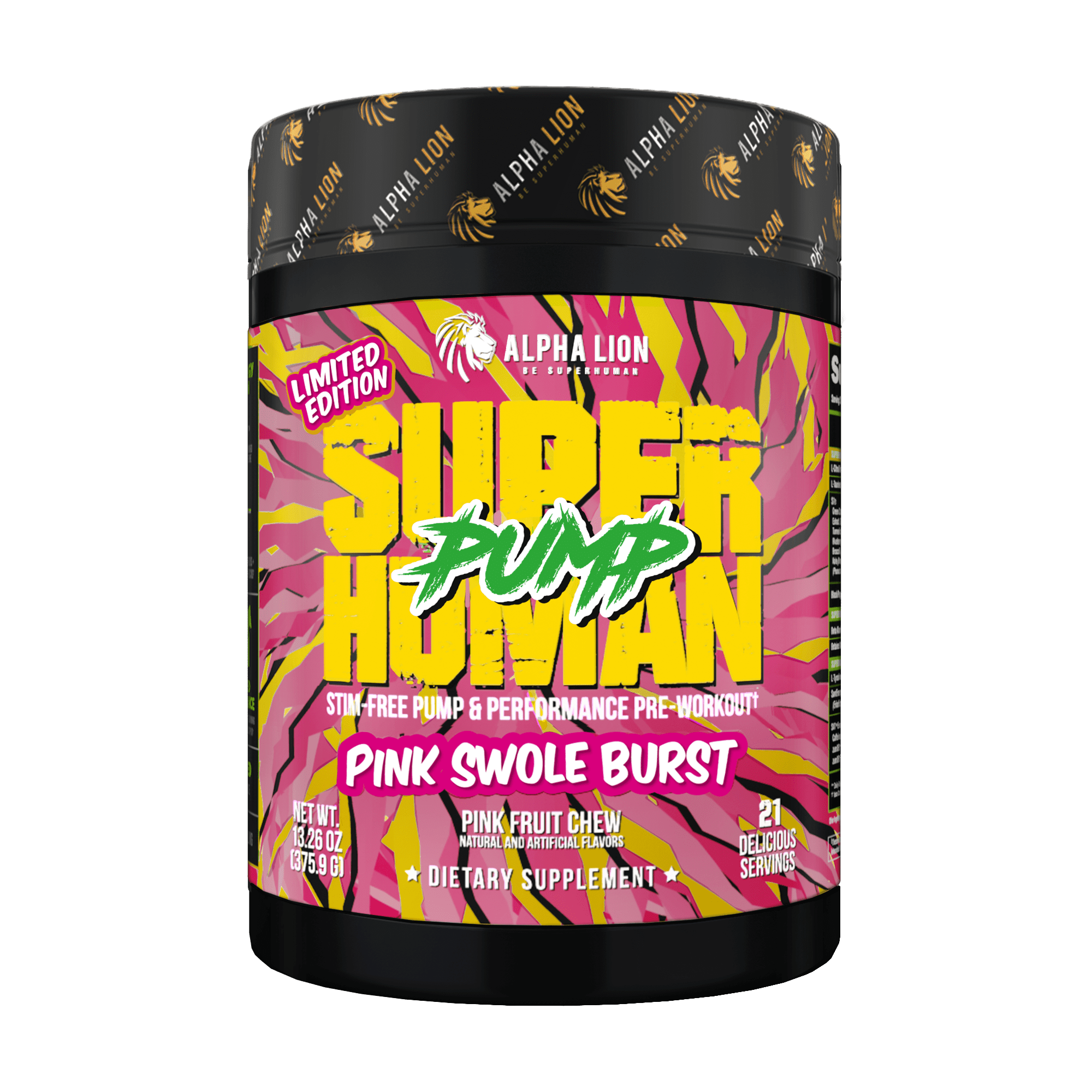 Alpha Lion Alpha Lion Superhuman Pump - Pink Swole Burst