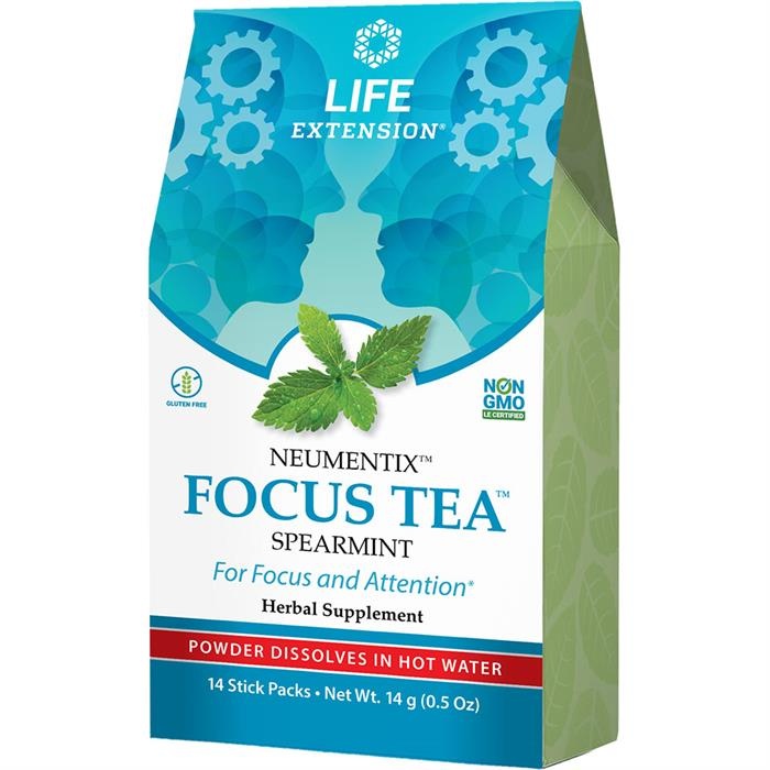 Life Extension Life Extension Neumentix Focus Tea Spearmint, 14 Stick Packs