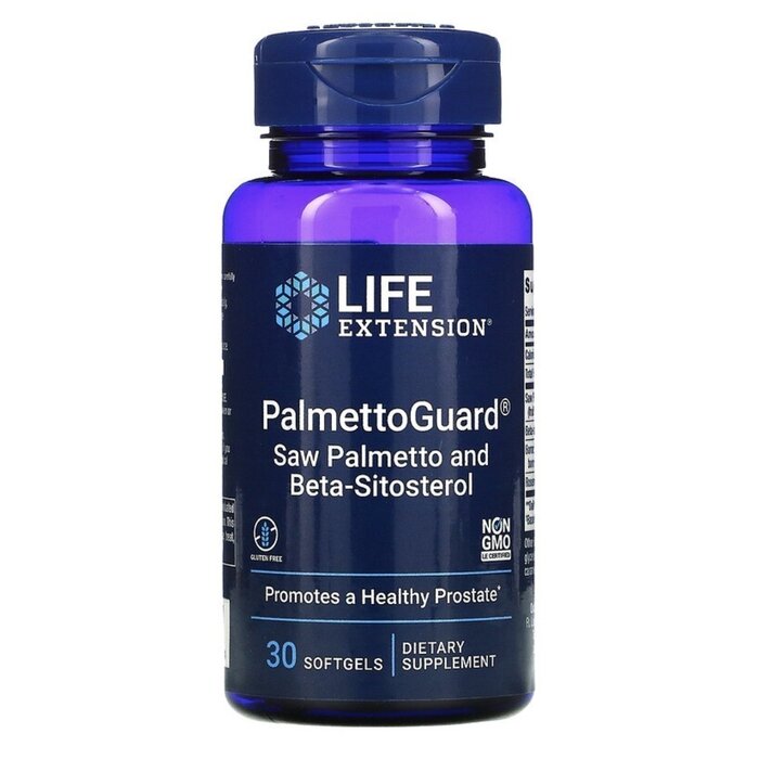 Life Extension Life Extension PalmettoGuard Saw Palmetto and Beta-Sitosterol, 30 Softgels