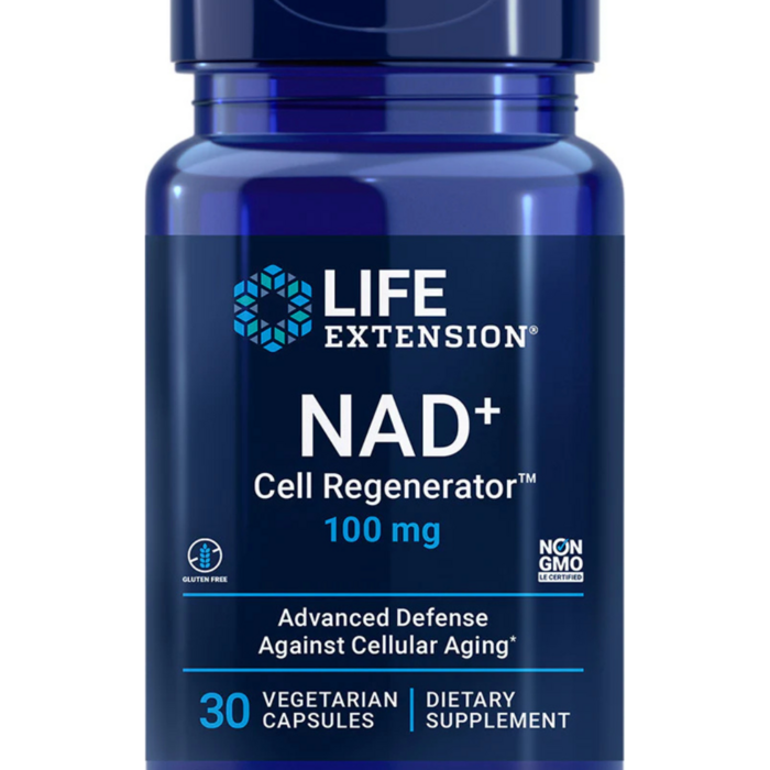 Life Extension Life Extension NAD+ Cell Regenerator, Nicotinamide Riboside 100 mg, 30 Vegetarian Capsules