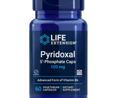Life Extension Life Extension Pyridoxal 5'-Phosphate Caps, 100 mg, 60 Vegetarian Capsules
