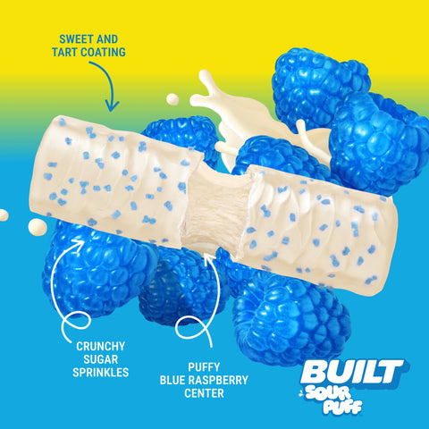 Built Bar BUILT Sour Puff - Blue Razz Blast