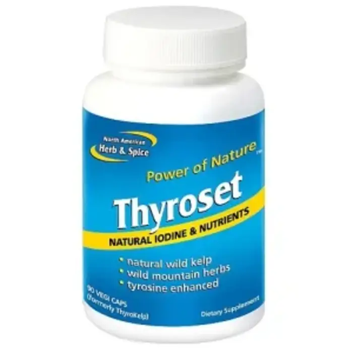 North American Herb & Spice North American Herb & Spice Thyroset - 90 Capsules