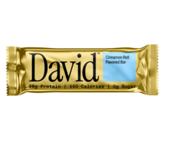 David David Gold Protein Bar - Cinnamon Roll
