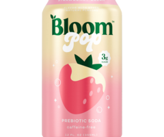 Bloom Bloom Pop Prebiotic Soda - Strawberry Cream