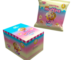 Alpha Prime Alpha Prime Prime Bites Mini Protein Muffins - Birthday Cake