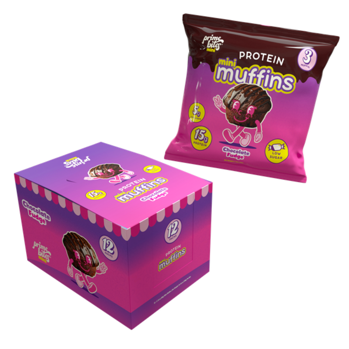 Alpha Prime Alpha Prime Prime Bites Mini Protein Muffins - Chocolate Fudge