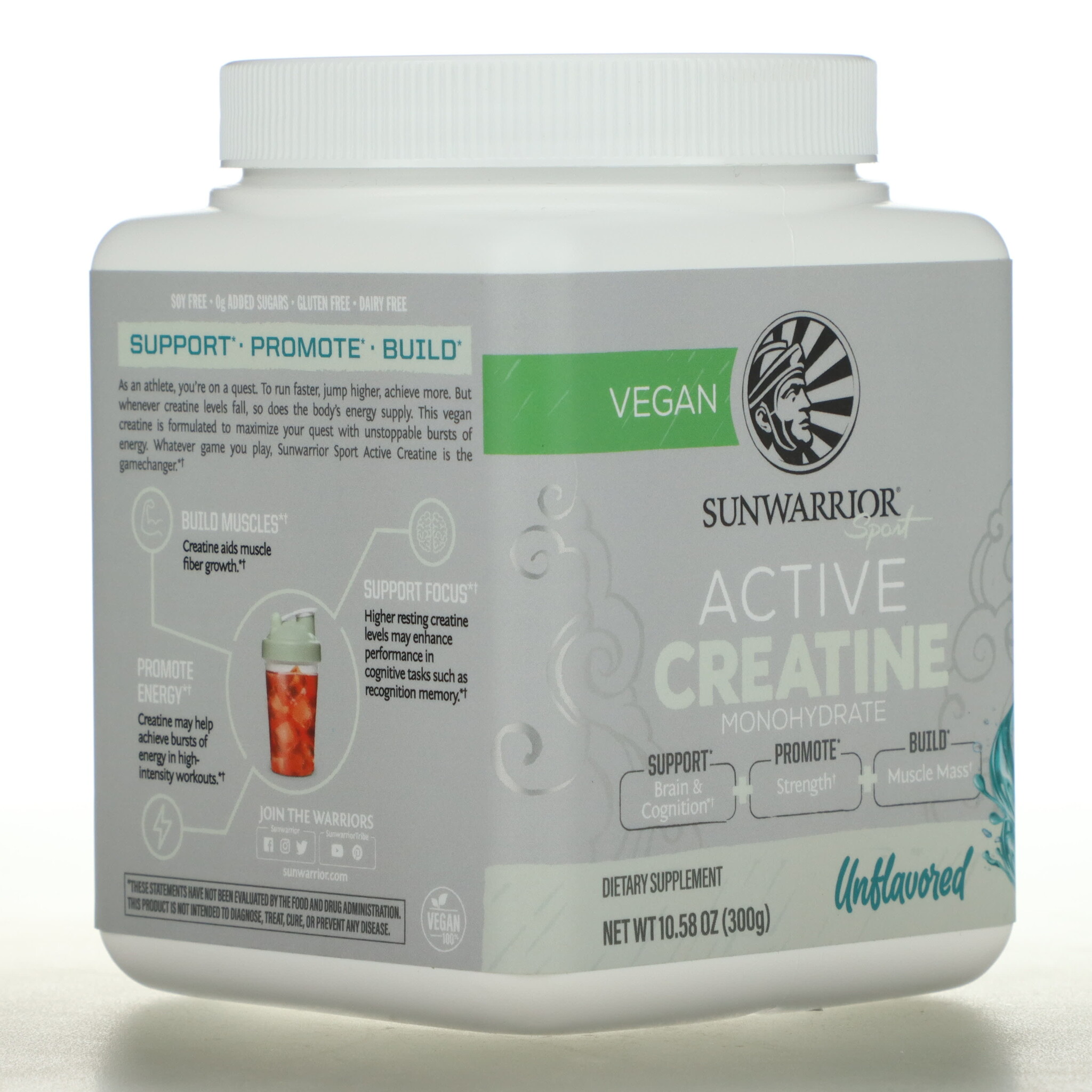 Sunwarrior Sunwarrior Active Creatine - Unflavored, 60 Servings