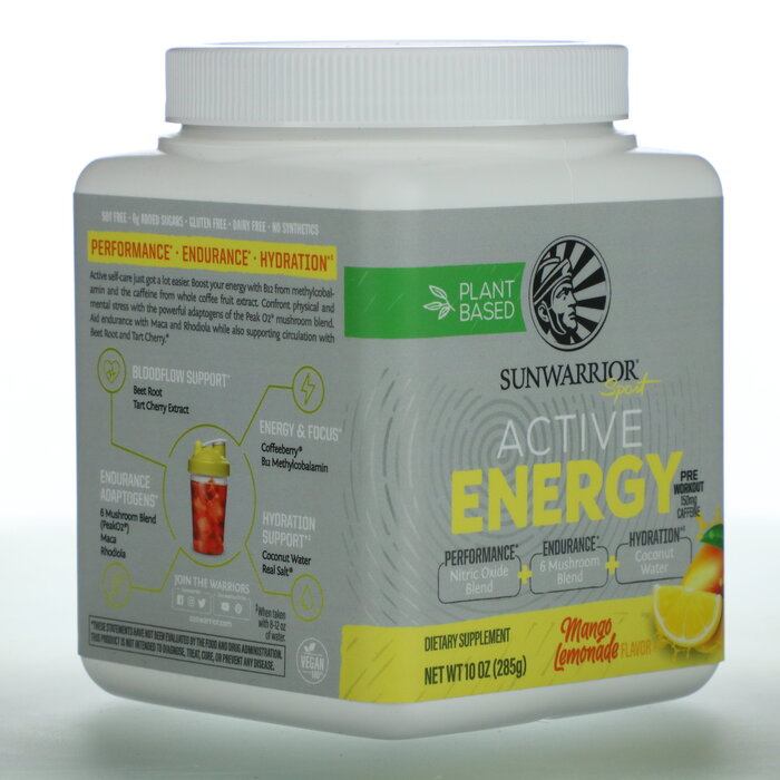 Sunwarrior Sunwarrior Active Energy - Mango Lemonade, 10 oz