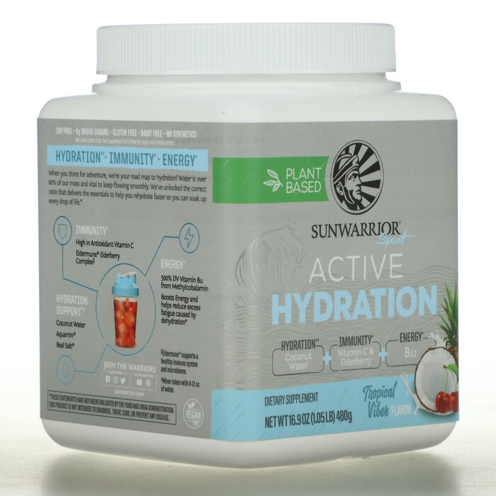 Sunwarrior Sunwarrior Active Hydration - Tropical Vibes, 30 Servings