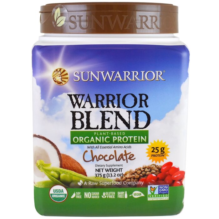 Sunwarrior Sunwarrior Warrior Blend Protein - Chocolate, 375 g