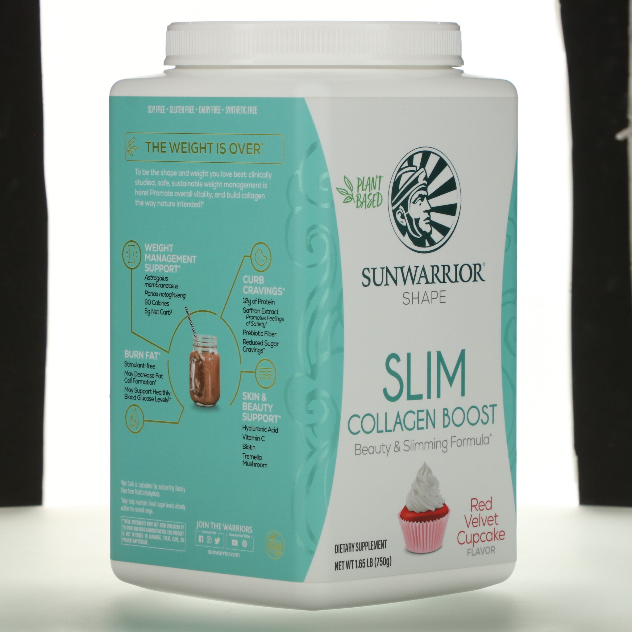 Sunwarrior Sunwarrior Slim Collagen Boost - Red Velvet Cake, 750 g