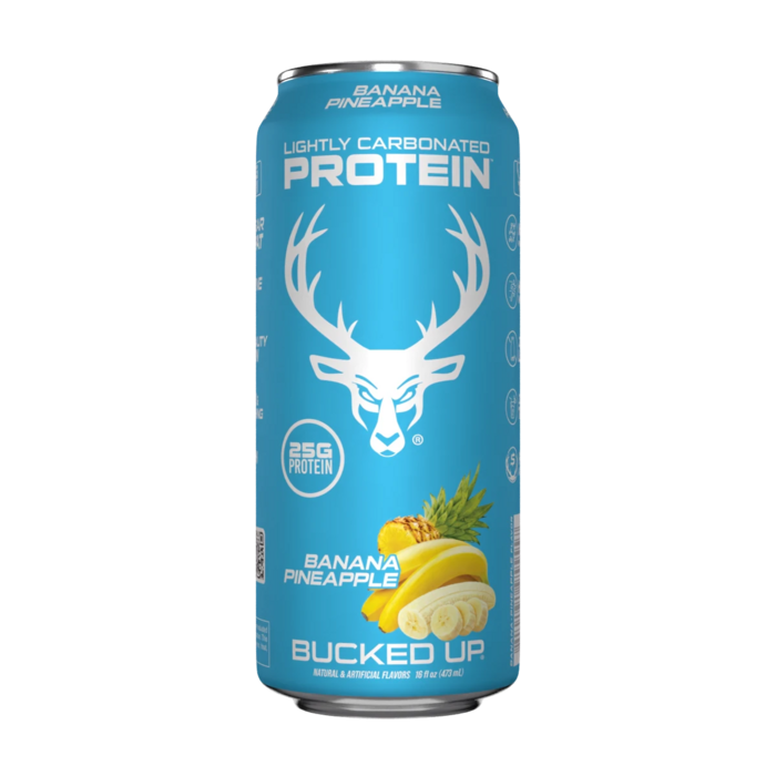 Das Labs Bucked Up Lightly Carbonated Protein Drink - Banana Pineapple