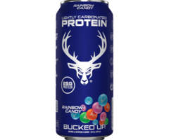 Das Labs Bucked Up Lightly Carbonated Protein Drink - Rainbow Candy