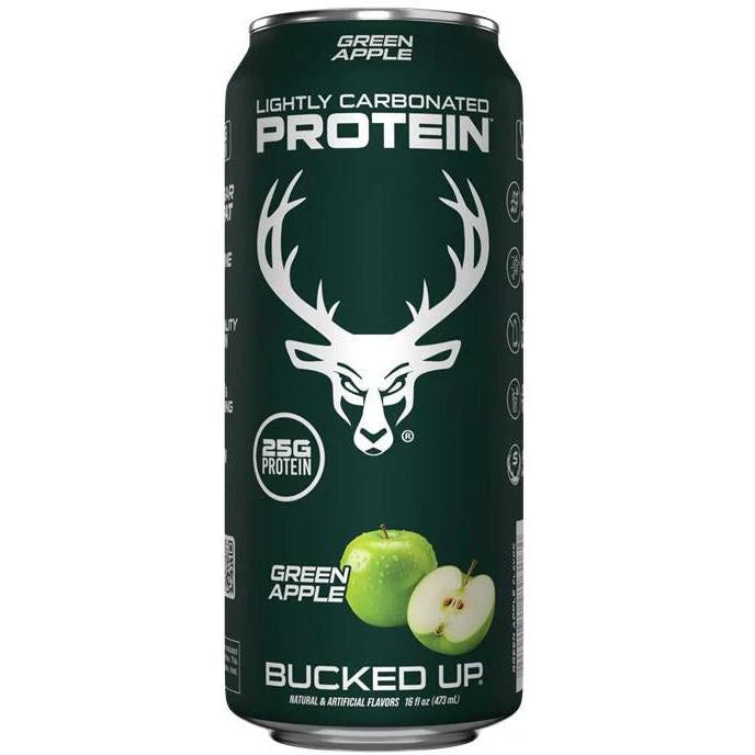 Das Labs Bucked Up Lightly Carbonated Protein Drink - Green Apple