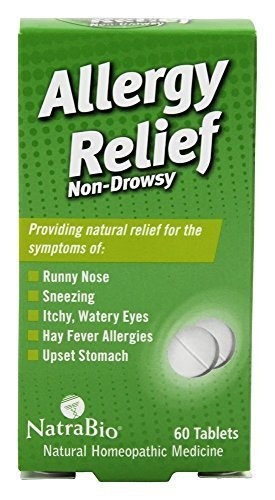 NutraBio NatraBio Allergy Relief - 60 Tablets