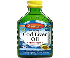 Carlson Carlson Cod Liver Oil - Lemon, 8.4 oz