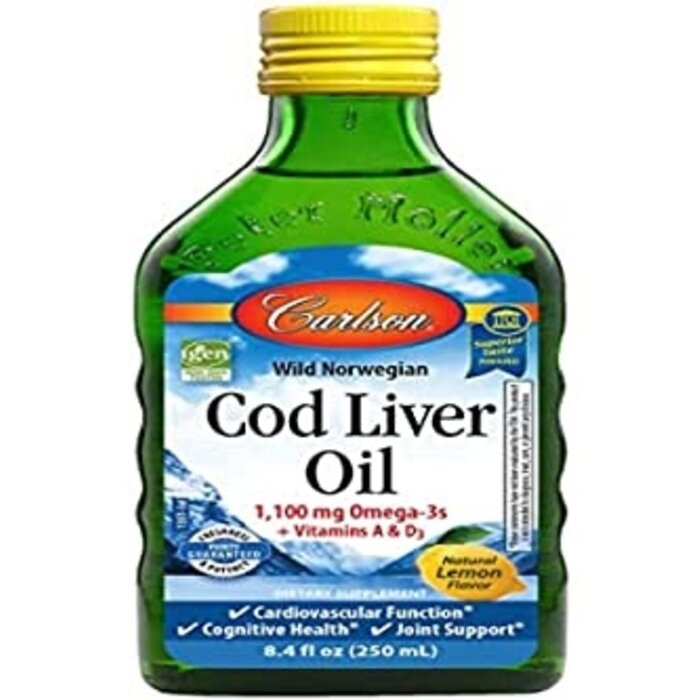 Carlson Carlson Cod Liver Oil - Lemon, 8.4 oz