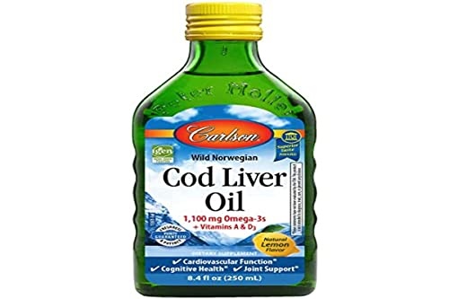 Carlson Carlson Cod Liver Oil - Lemon, 8.4 oz