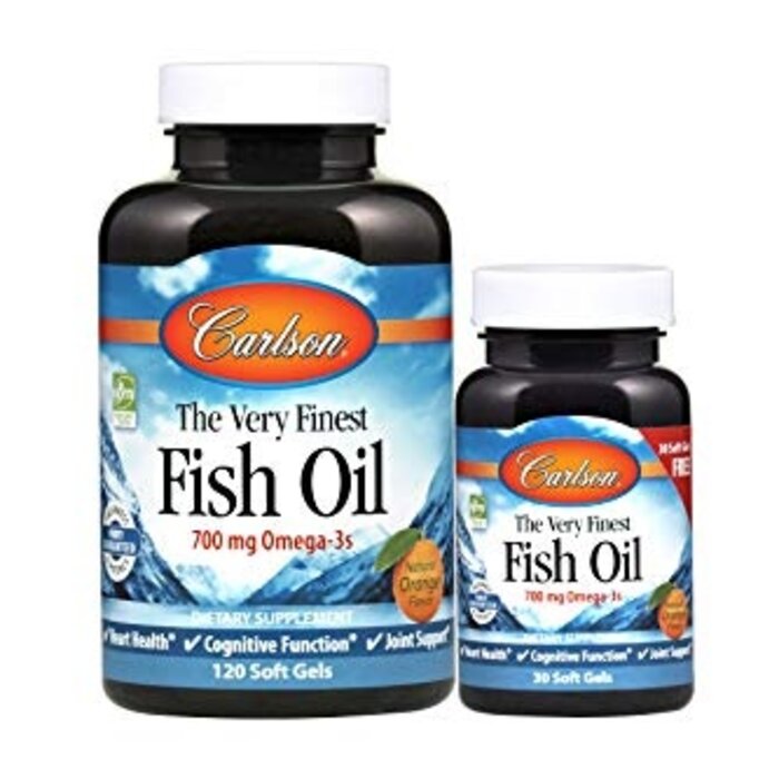 Carlson Carlson The Very Finest Fish Oil - Orange, 120 Softgel Bonus Pack