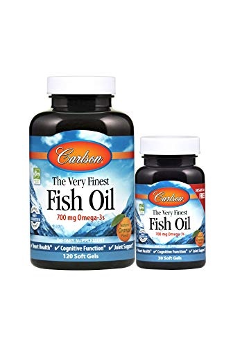 Carlson Carlson The Very Finest Fish Oil - Orange, 120 Softgel Bonus Pack