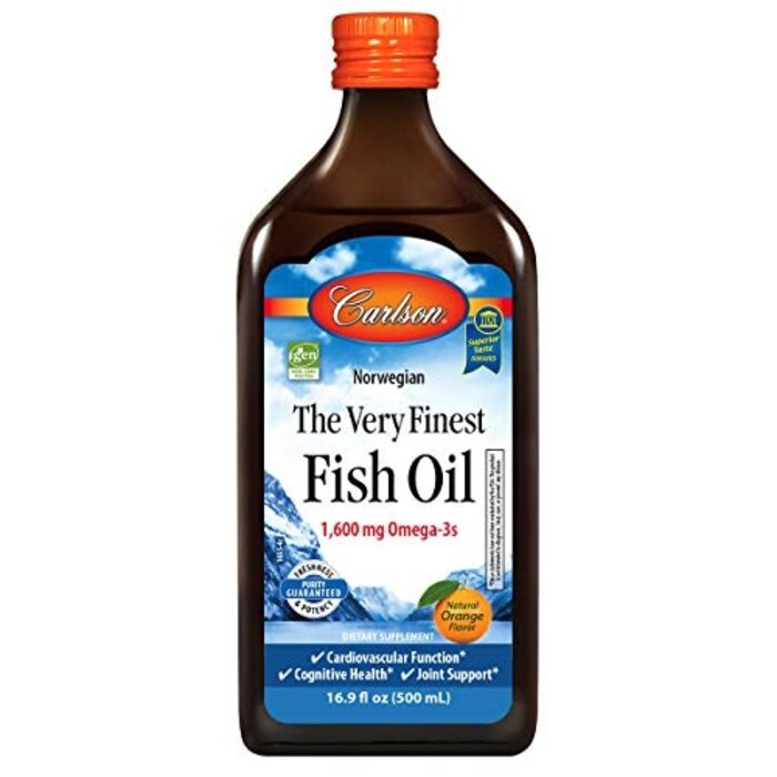 Carlson Carlson Fish Oil 1600 mg Omega-3s - Orange, 16.9 oz