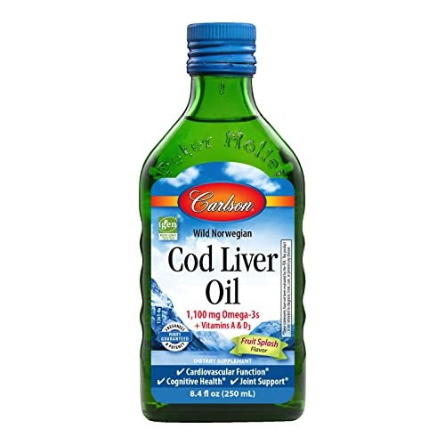 Carlson Carlson Cod Liver Oil 8.4 oz Fruit Punch splash flavor