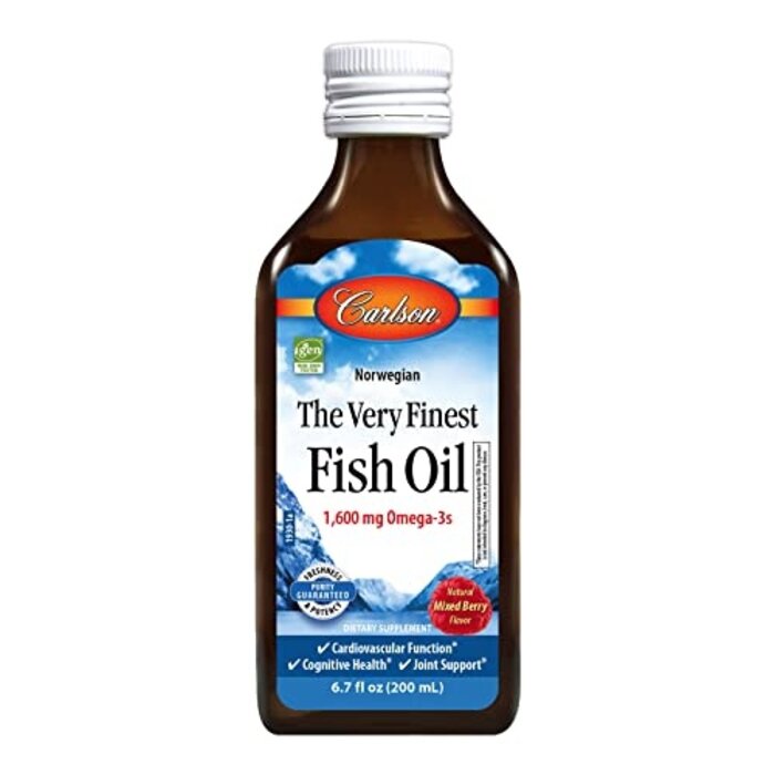 Carlson Carlson The Very Finest Fish Oil - Mixed Berry, 6.7 oz