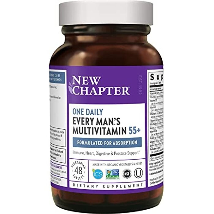 New Chapter New Chapter Every Man's One Daily 55+ Multivitamin - 48 Tablets