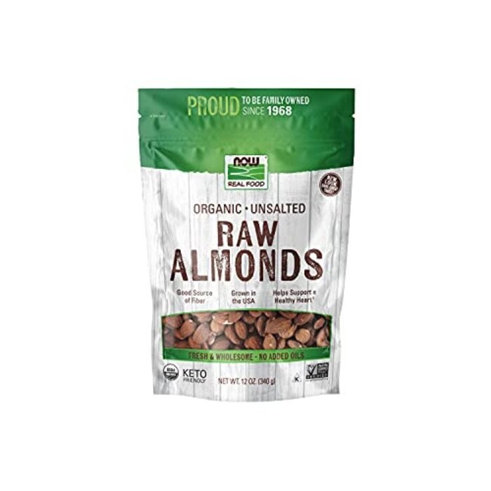 NOW FOODS NOW Foods Organic Raw Almonds 12oz
