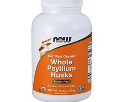 NOW FOODS NOW Foods Organic Whole Psyllium Husks - 12 oz
